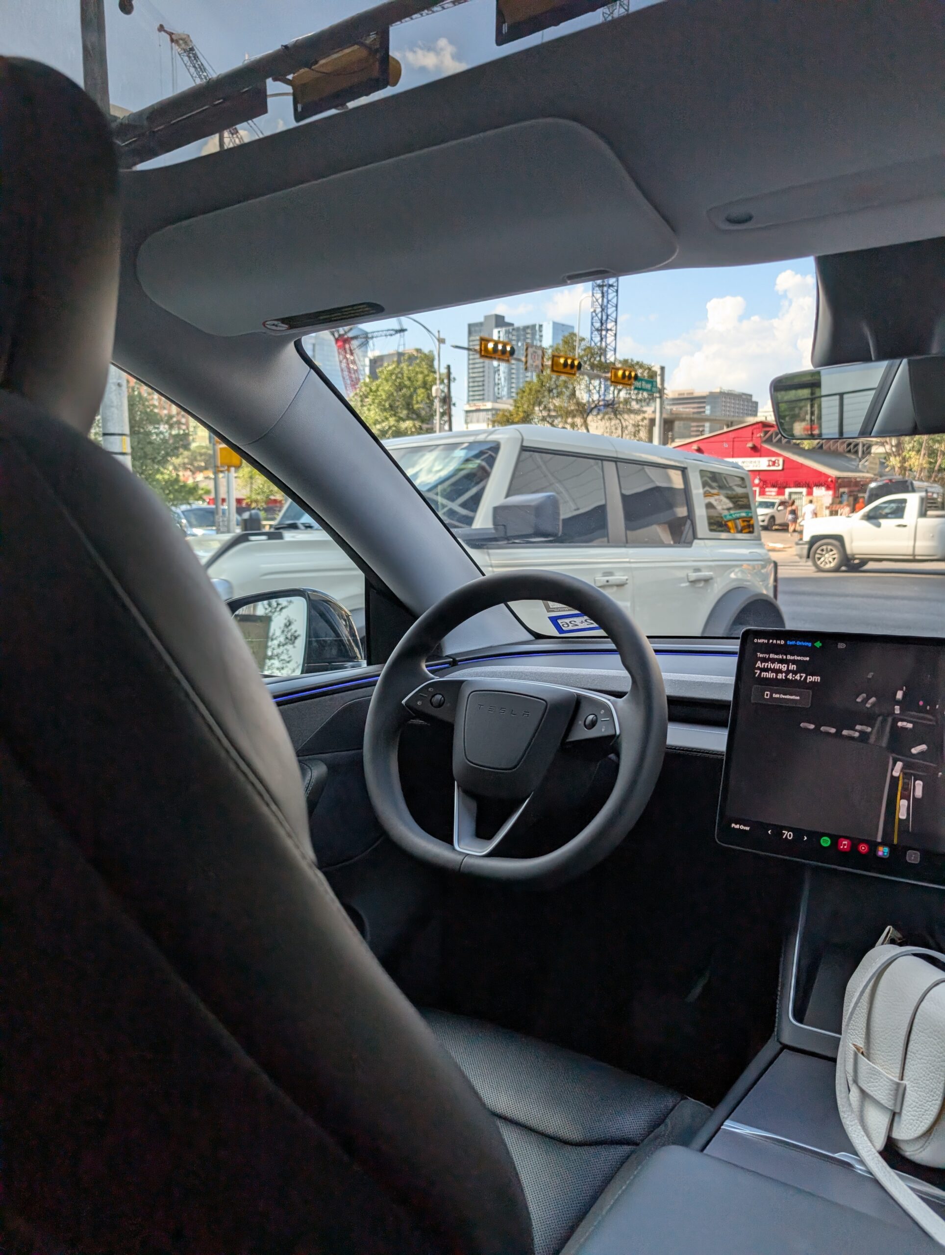 Self-driving car